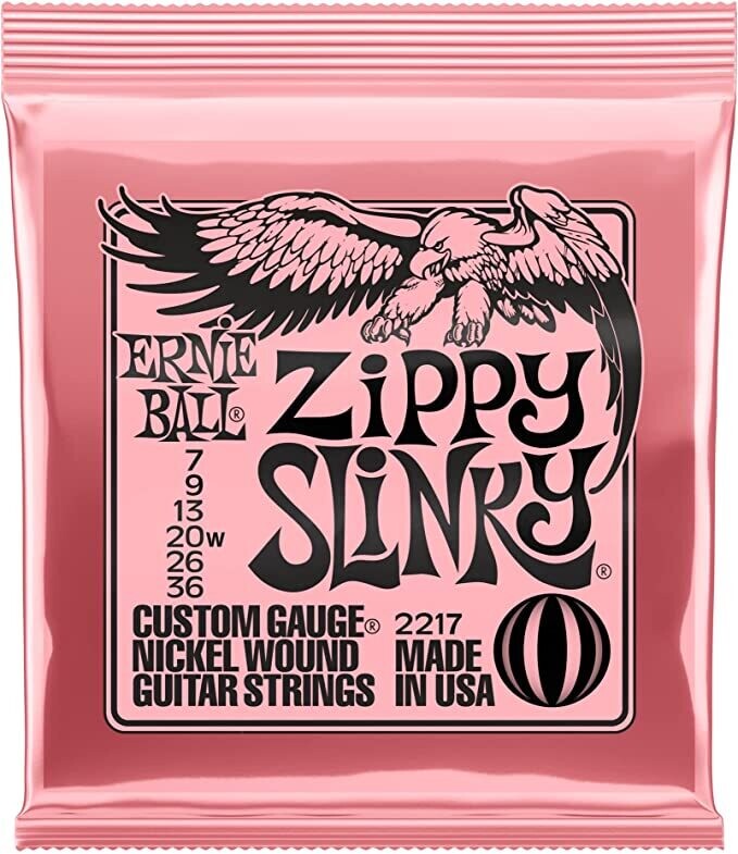 Ernie Ball Zippy Slinky Electric Guitar Strings (Set)