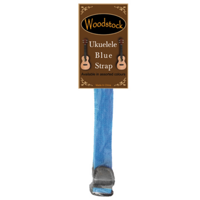 Woodstock Ukulele Strap Blue