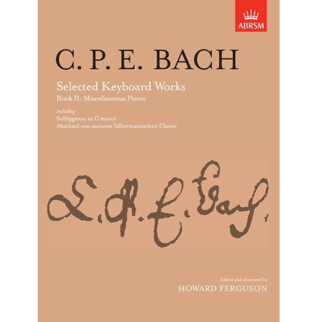 C.P.E Bach - Selected Keyboard Works Book II