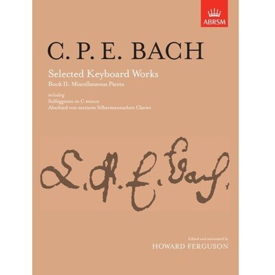 C.P.E Bach - Selected Keyboard Works Book II