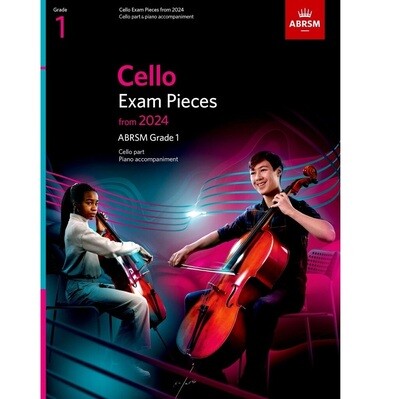 ABRSM Cello Exam Pieces (Cello and Piano Parts) for 2024+ Grade 1