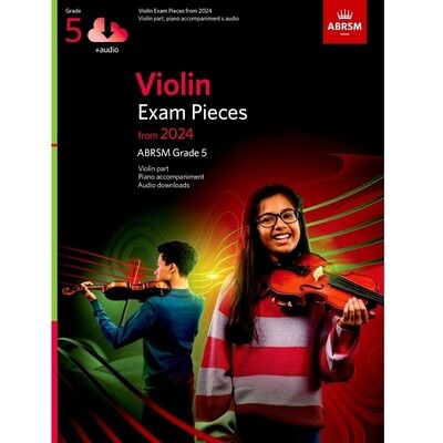 ABRSM Violin Exam Pieces 2024+ with Audio Download Grade 5