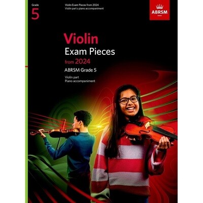 ABRSM Violin Exam Pieces 2024+ with Score and Part Grade 5