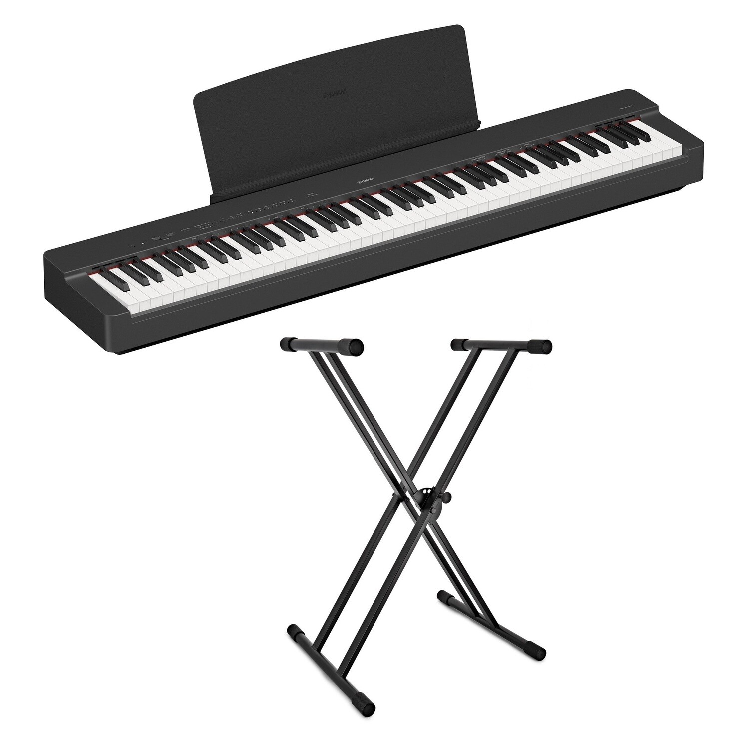 Yamaha **NEW** P-225 Portable Digital Piano (with Double-Braced Stand)