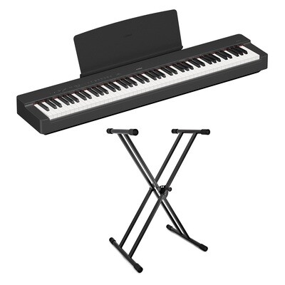 Yamaha **NEW** P-225 Portable Digital Piano (with Double-Braced Stand)