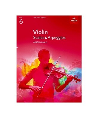 ABRSM Violin Scales & Arpeggios Grade 6 (from 2012)