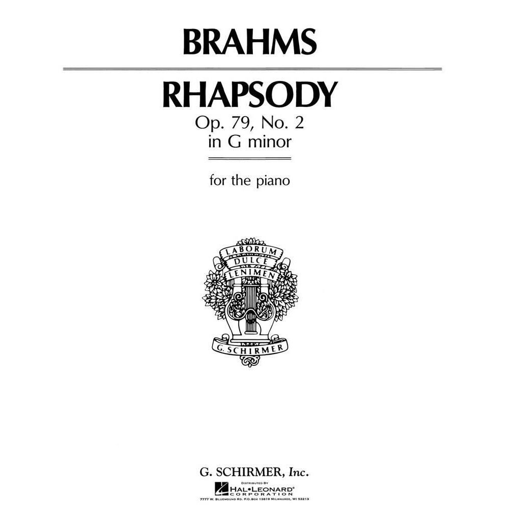 Brahms Rhapsody Op.79 No.2 in G Minor