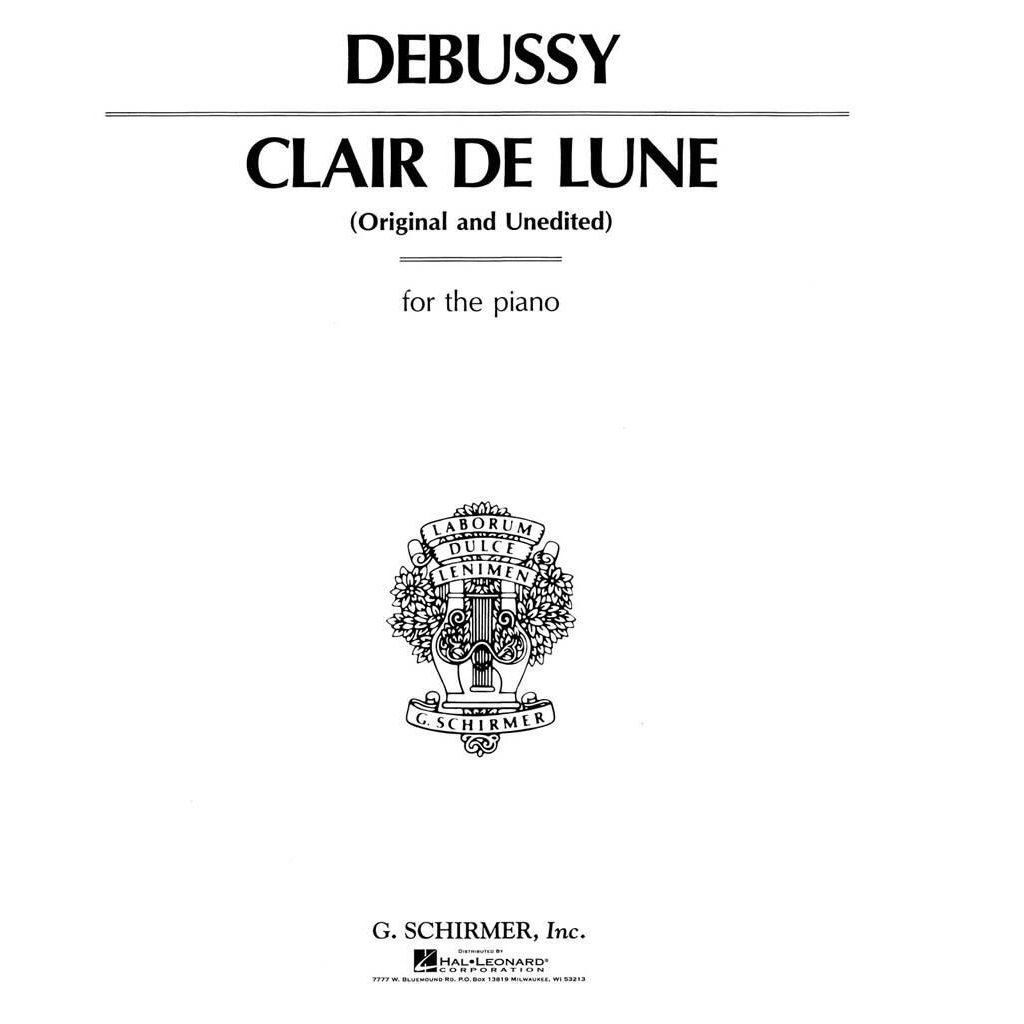 Debussy Clair De Lune (Original and Unedited)