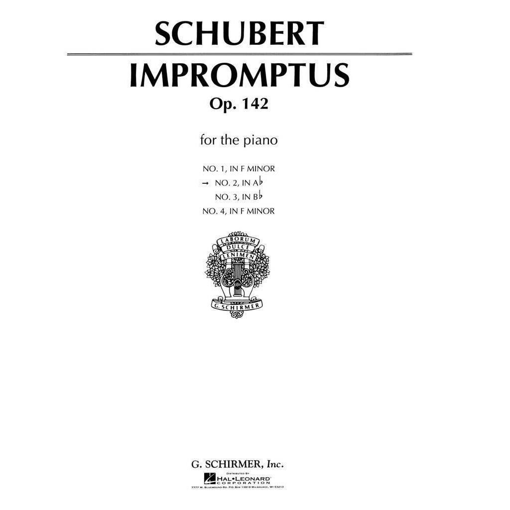 Schubert Impromptus Op.142