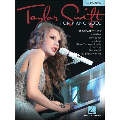 Taylor Swift: 17 Greatest Hits - for Piano Solo (3rd edition)