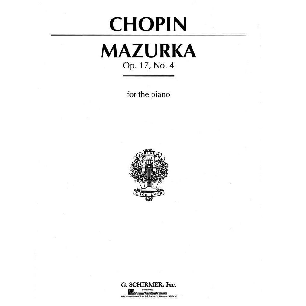 Chopin Mazurka Op.17, No.4 - for the piano