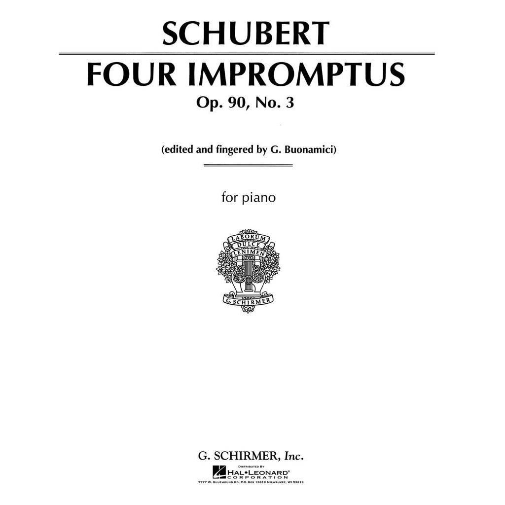 Schubert: Four Impromptus Op. 90, No. 3