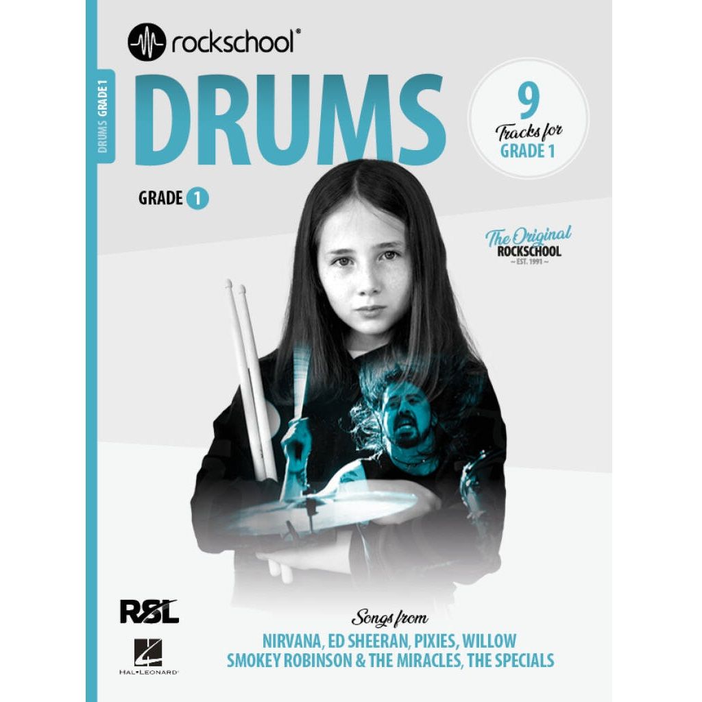 Rockschool Drums - Grade 1 (2024+), Includes Online Audio
