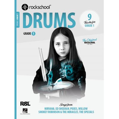 Rockschool Drums - Grade 1 (2024+), Includes Online Audio