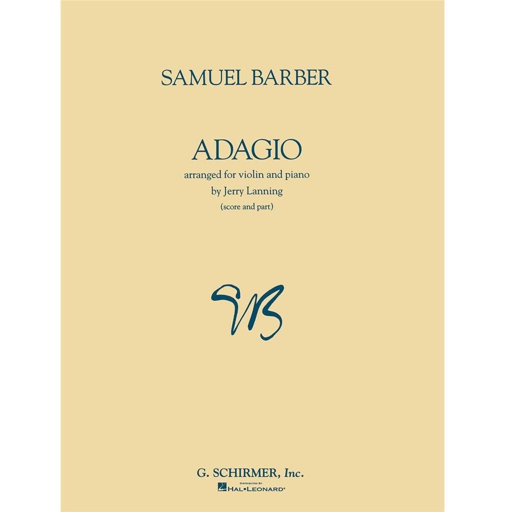 Adagio - Samuel Barber (arranged for violin and piano by Jerry Lanning) - score and part