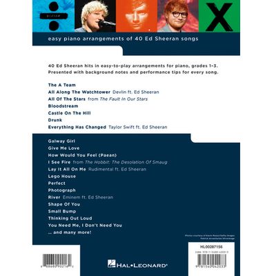 Really Easy Piano: 40 Ed Sheeran Songs