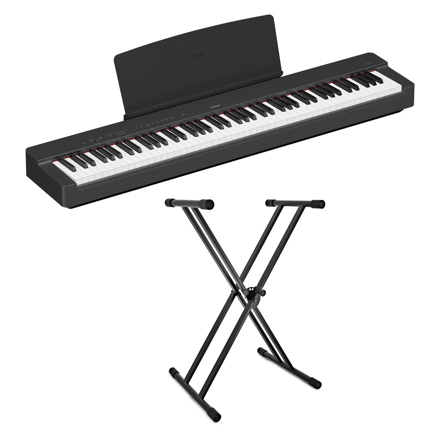 Yamaha **NEW** P-223 Portable Digital Piano (with Double-Braced Stand)