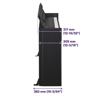 Yamaha YDP-S55 Arius Digital Piano (in Black Walnut Finish)