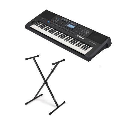 Yamaha PSR-E473 Home Keyboard with Stand