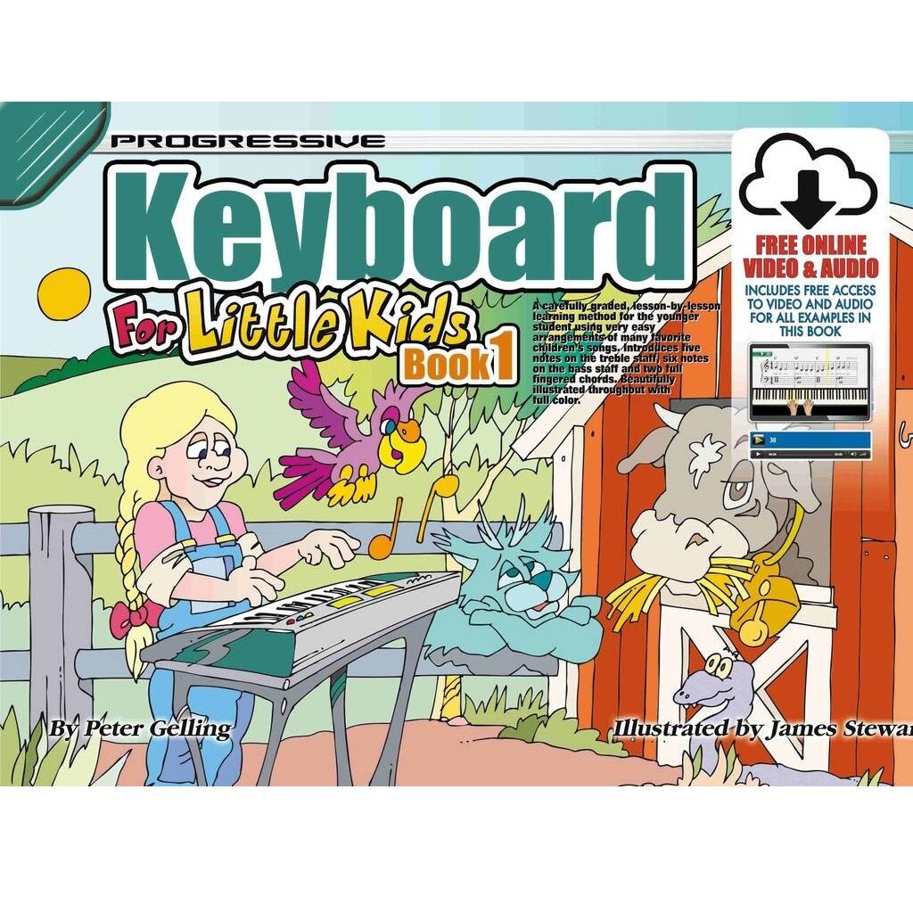 Progressive Keyboard for Little Kids Book 1