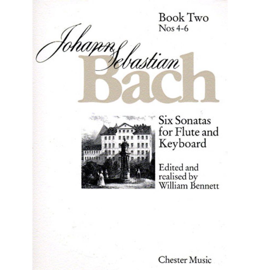 Six Sonatas for Flute and Keyboard, Book Two, Nos 4-6 - Johann Sebastian Bach