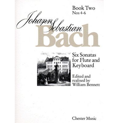 Six Sonatas for Flute and Keyboard, Book Two, Nos 4-6 - Johann Sebastian Bach