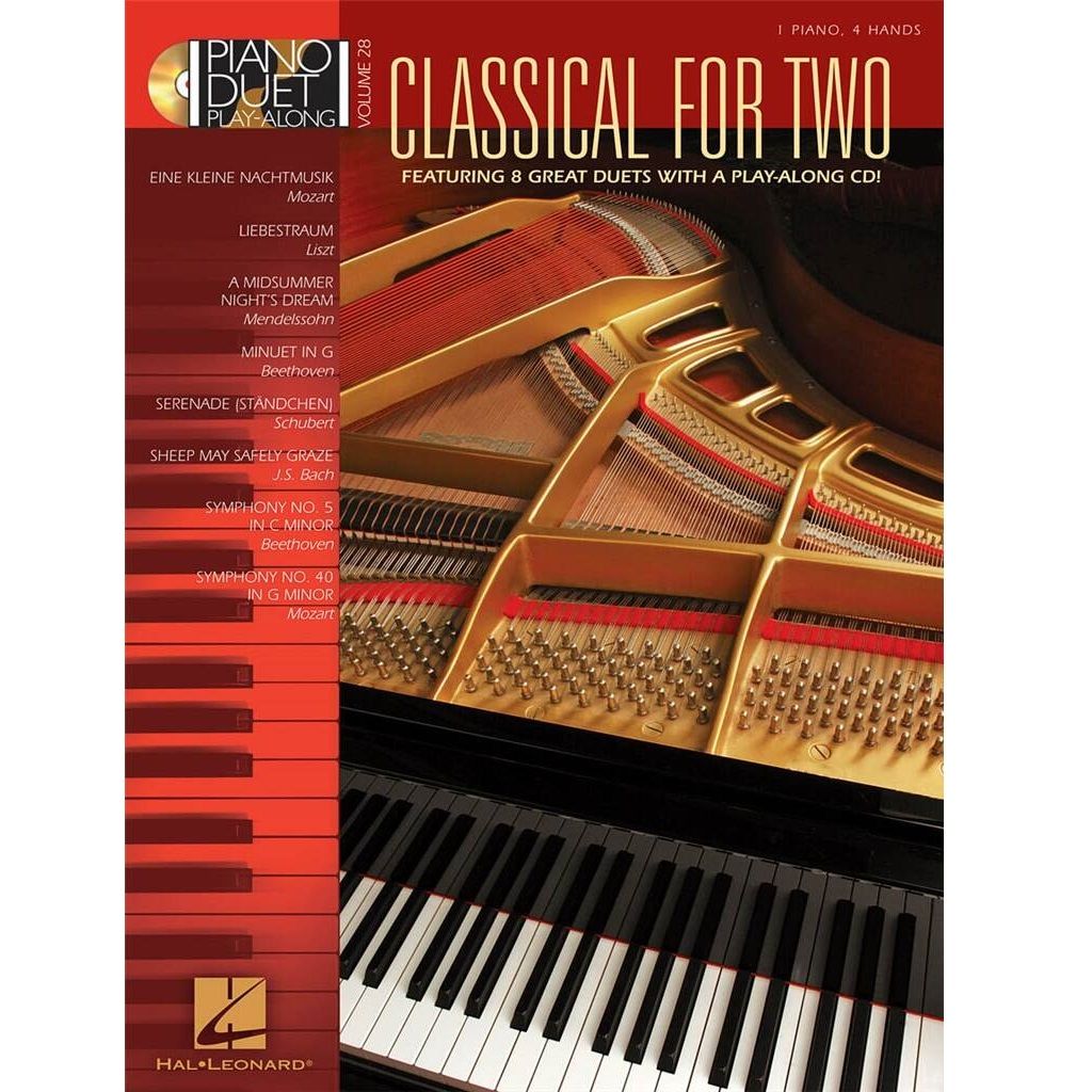 Classical For Two - 8 Great Duets with Rehearsal Tracks Online