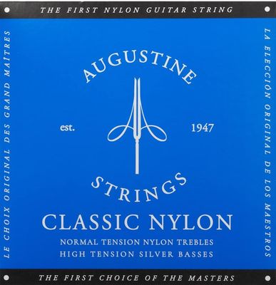 Augustine Classic Nylon Guitar Strings Set - Blue