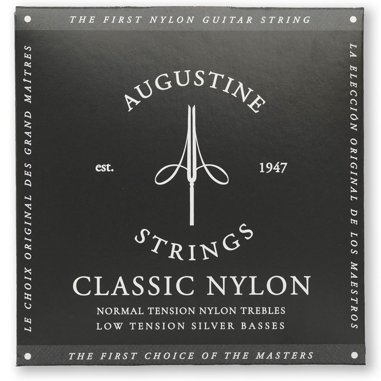 Augustine Classic Nylon Guitar Strings Set - Black