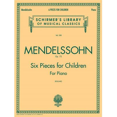 Mendelsson - Op. 72 Six Pieces for Children