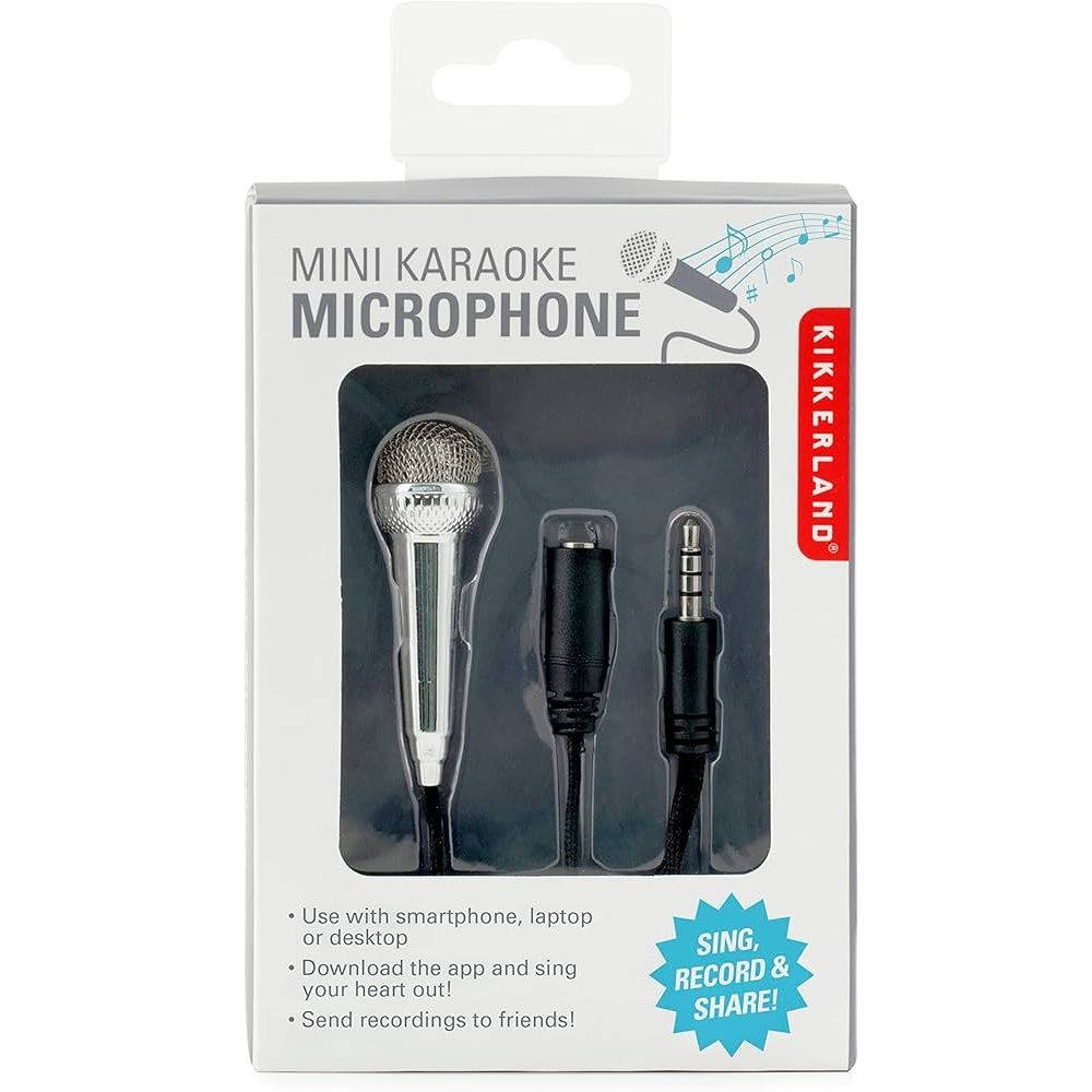 Kikkerland Mini Karaoke Microphone