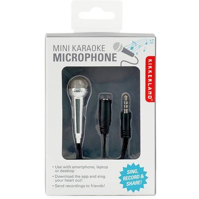 Kikkerland Mini Karaoke Microphone Kikkerland Mini Karaoke Microphone
