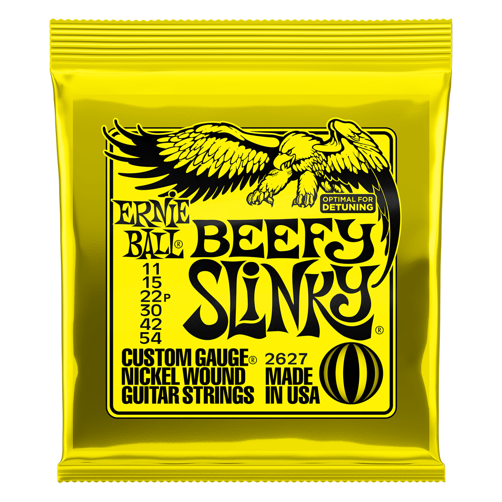 Ernie Ball Beefy Slinky Electric Guitar Strings (Set) Ernie Ball Beefy Slinky Electric Guitar Strings (Set)