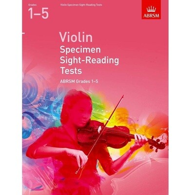 Violin Specimen Sight-Reading Tests, Grades 1-5 Violin Specimen Sight-Reading Tests, Grades 1-5