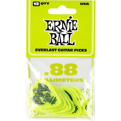 Ernie Ball Everlast Guitar Picks .88mm - 12 Pack Ernie Ball Everlast Guitar Picks .88mm - 12 Pack