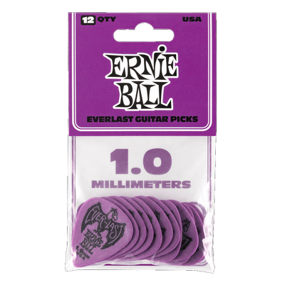 Ernie Ball Everlast Guitar Picks 1.0mm - 12 Pack Ernie Ball Everlast Guitar Picks 1.0mm - 12 Pack
