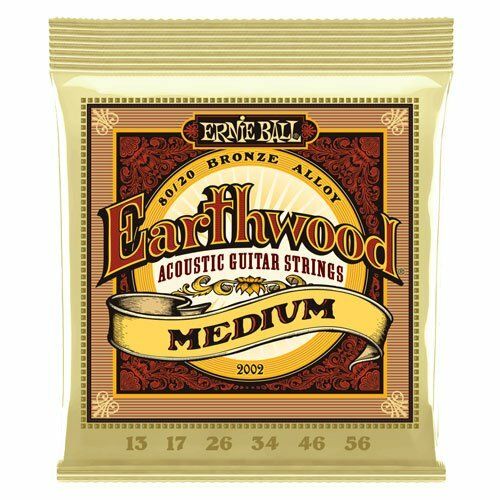 Ernie Ball - Earthwood - Medium 80/20 Bronze Alloy Acoustic Strings (Set) Ernie Ball - Earthwood - Medium 80/20 Bronze Alloy Acoustic Strings (Set)