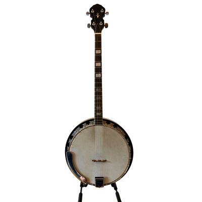4-String Open-Back Banjo with Hard Case