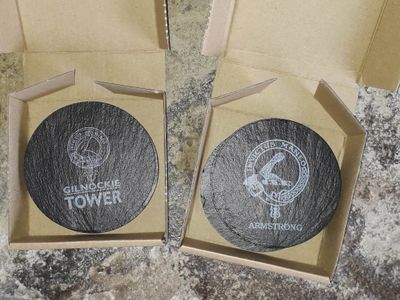 Slate Coasters set of 4