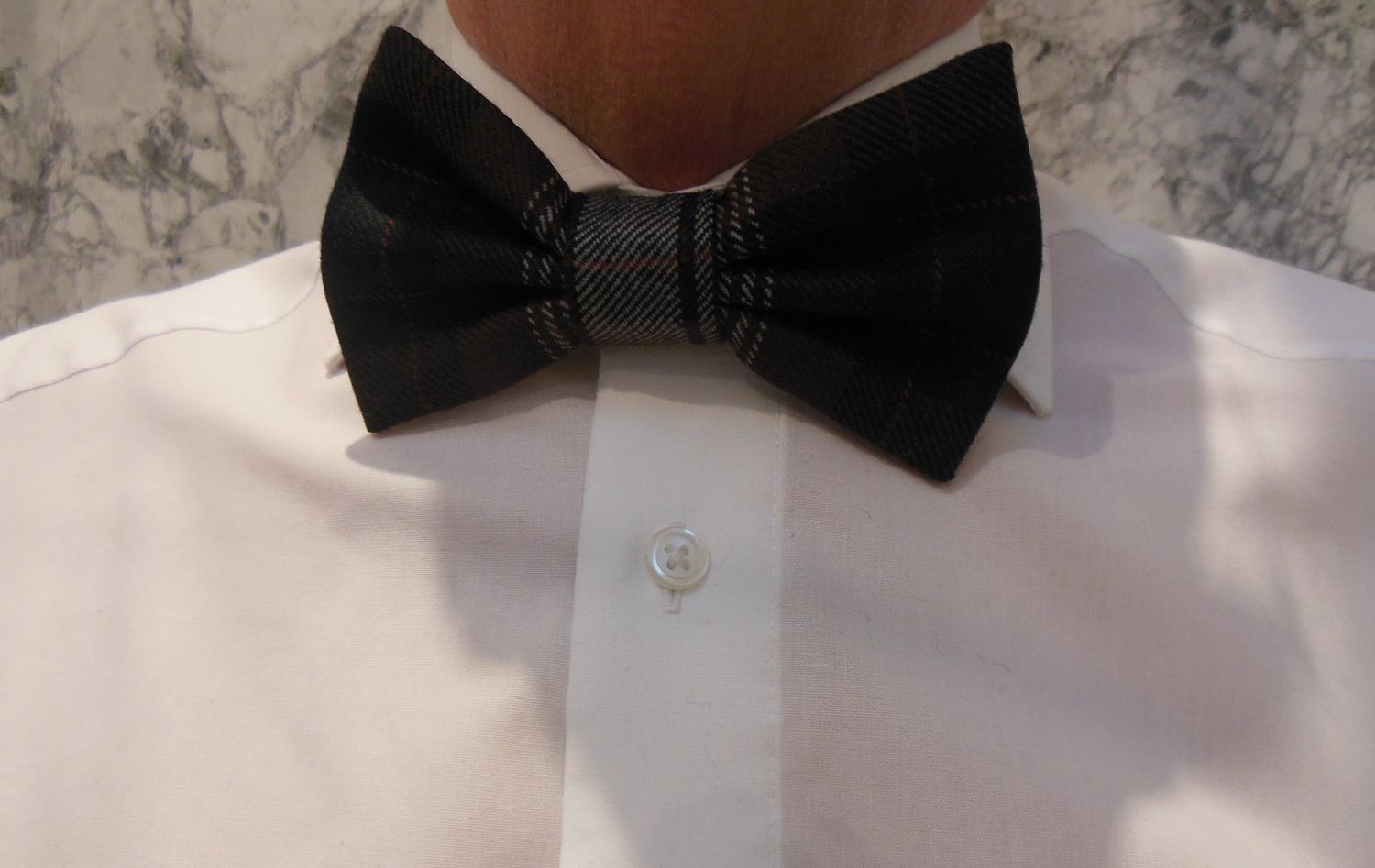 Lunar Tartan Bow Tie