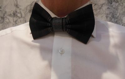 Lunar Tartan Bow Tie