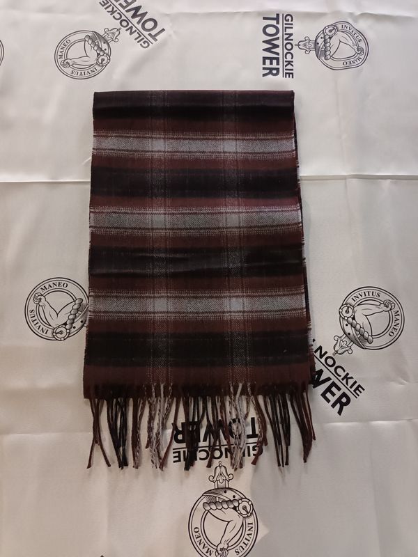 Lunar Tartan 100% Lambswool Scarf