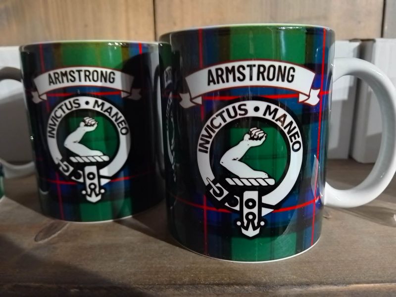 Armstrong Tartan Mug - set of 2