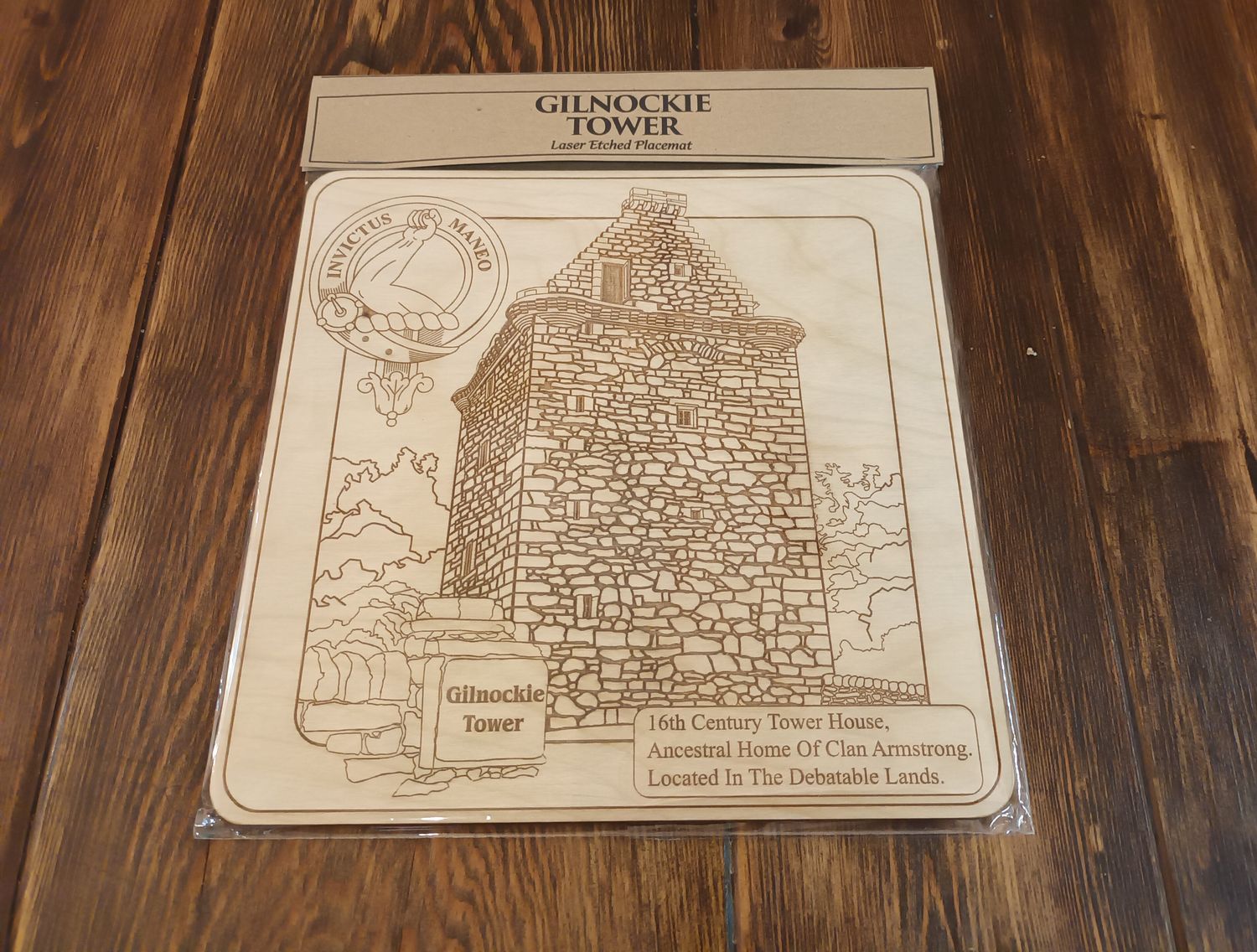 GT Laser-Etched Placemats Set of 2