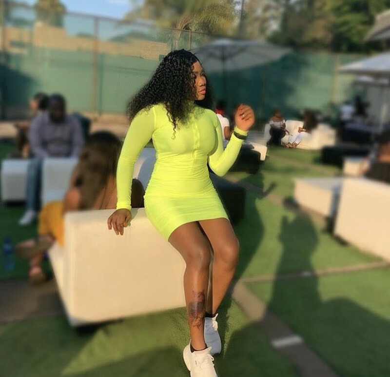 Lime Long Sleeve Dress