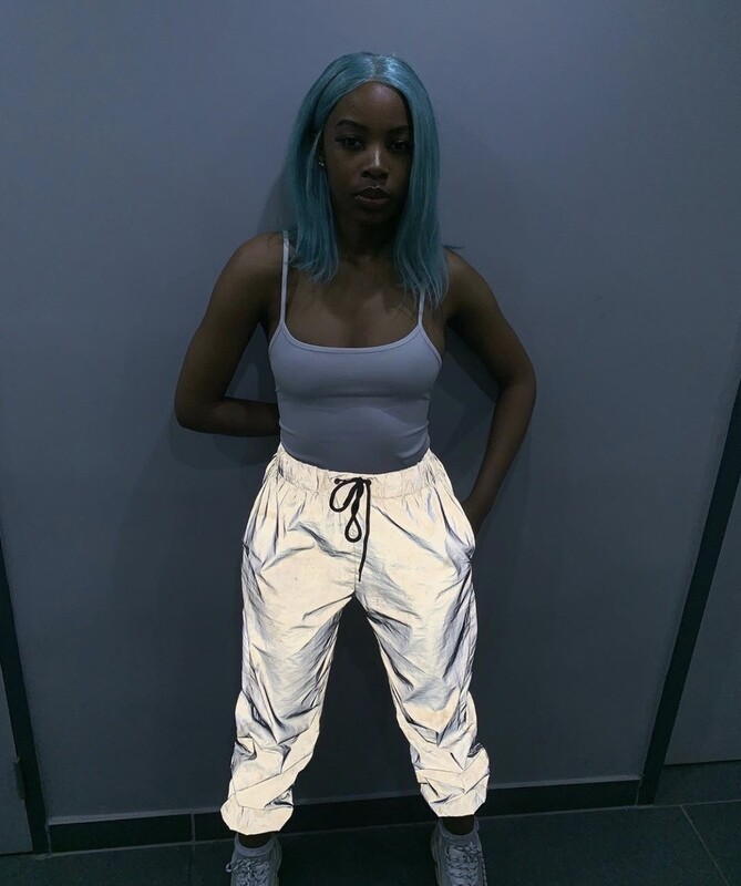 Reflective summer joggers set
