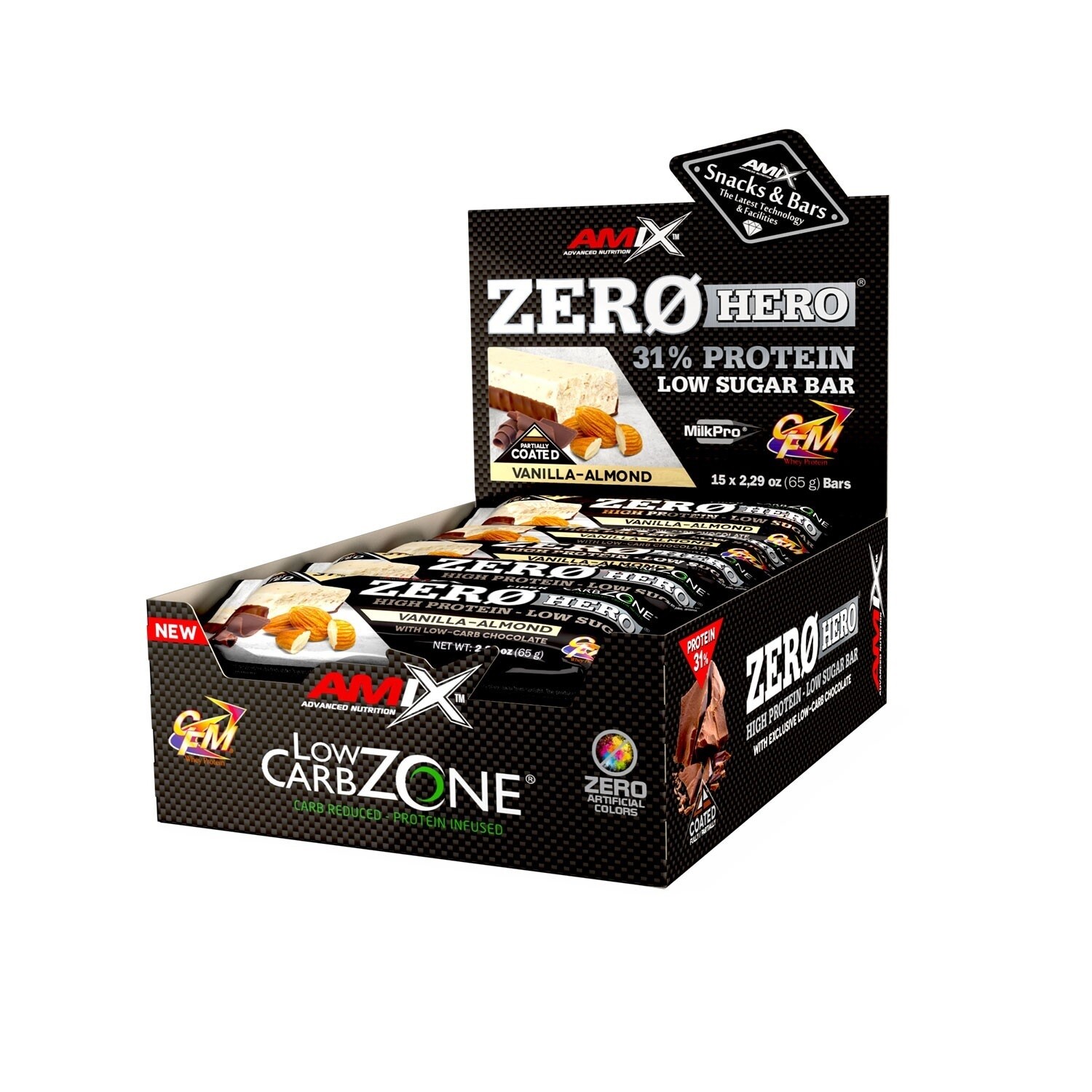 AMIX ZERO HERO 31% PROTEIN BAR 65gr
