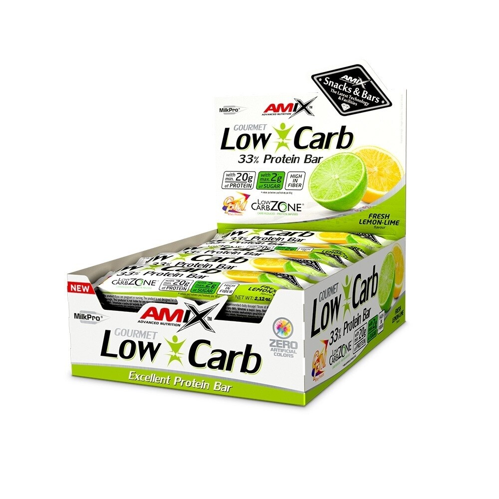 AMIX LOW CARB 33% protein bar 60g