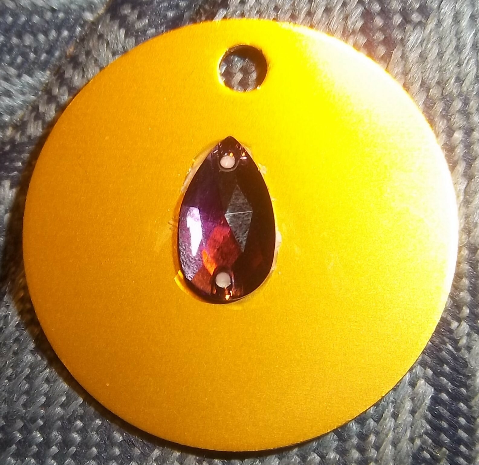 Purple Crystal Auric Illumination Disk 001