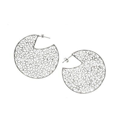 round lemniscate earrings